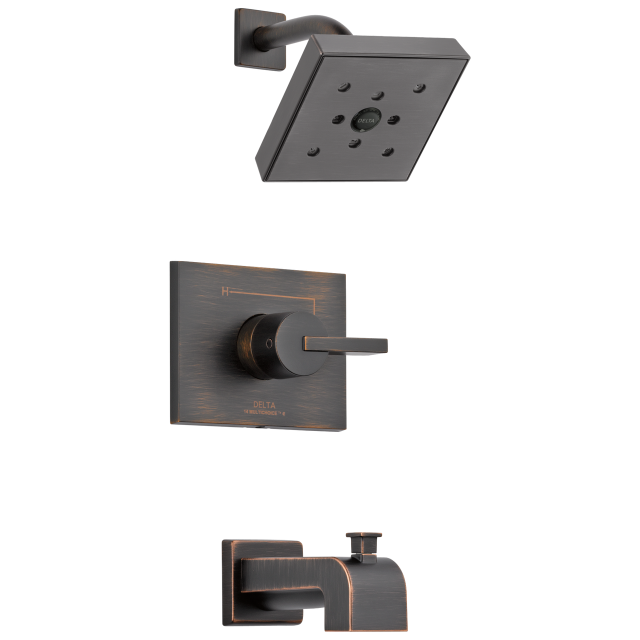 Delta T14453-SS Vero Monitor(R) 14 Series Tub and Shower Trim STAINLESS