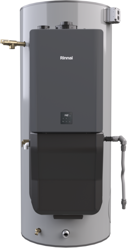 Rinnai CHS HCX Series 160,000 BTU Indoor Natural Gas Hybrid Water System with 80 Gallon Tank - CHS16080HCXIN