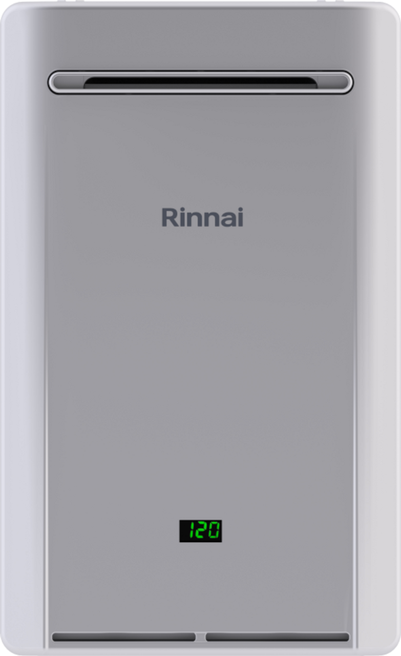 Rinnai RE Series 7.9 GPM 199,000 BTU Outdoor Liquid Propane Non-Condensing Tankless Water Heater with Integrated Pump - REP199EP
