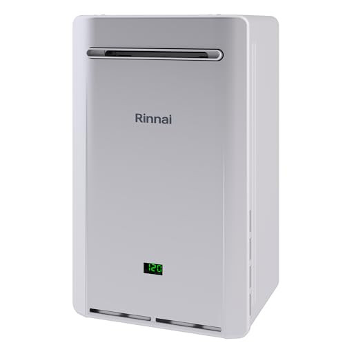 Rinnai RE Series 7.9 GPM 199,000 BTU Outdoor Natural Gas Non-Condensing Tankless Water Heater with Integrated Pump - REP199EN