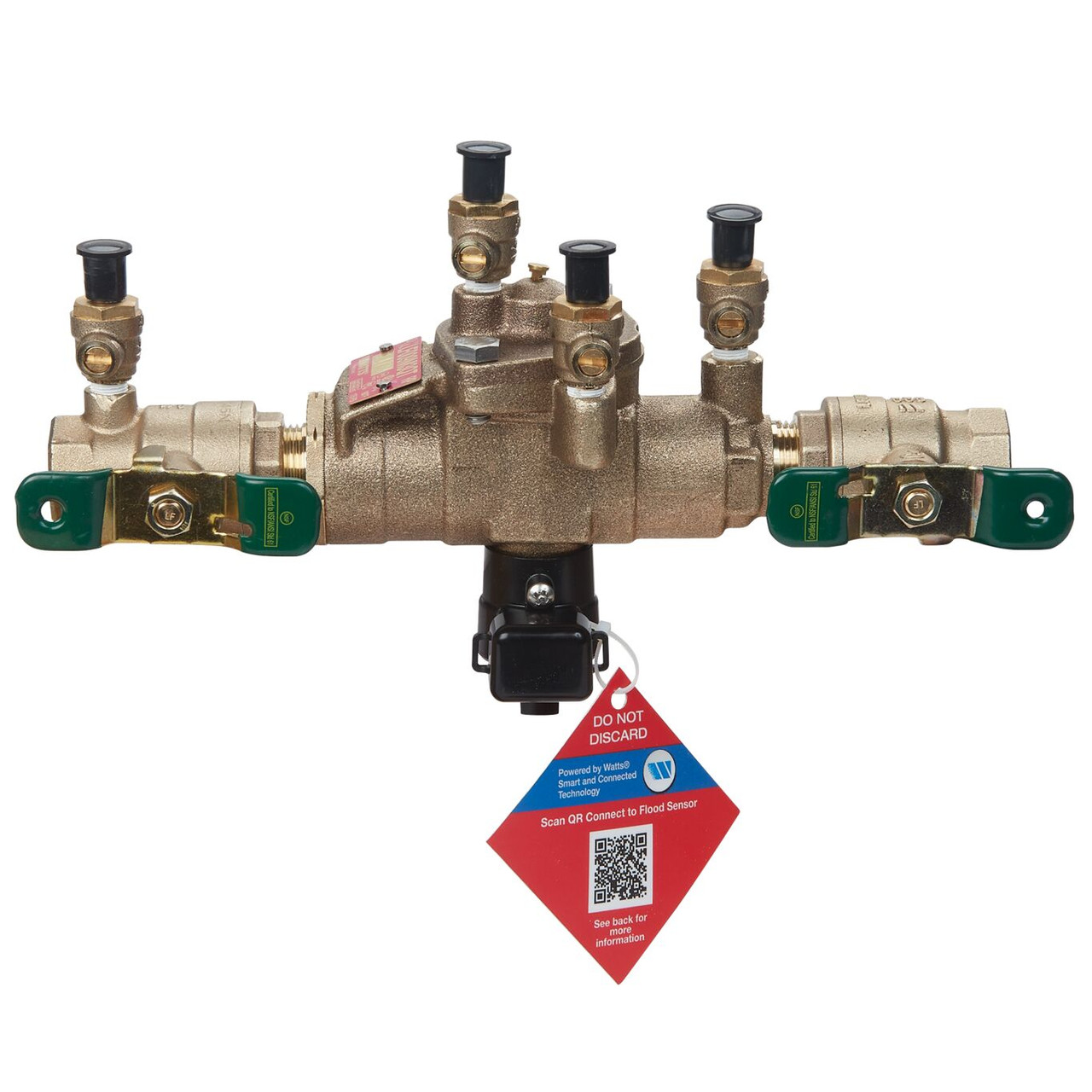 Watts 88004058 RPZ Backflow Preventer 3/4 Inch Bronze Flood Sensor