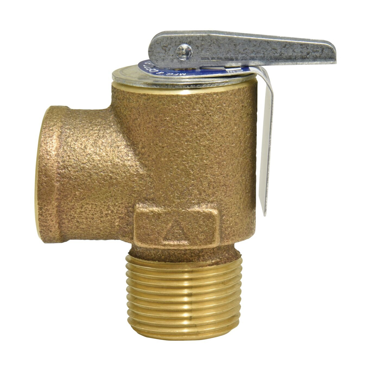Watts 0342692 Boiler Relief Valve 3/4 Inch Male 30 PSI Bronze