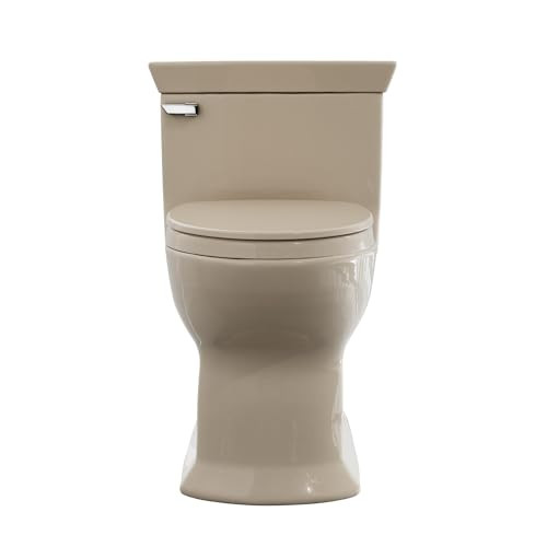 Toto Soiree One Piece Elongated Universal Height Toilet with CEFIONTECT 1.28 GPF with SS124 SoftClose Seat in Bone