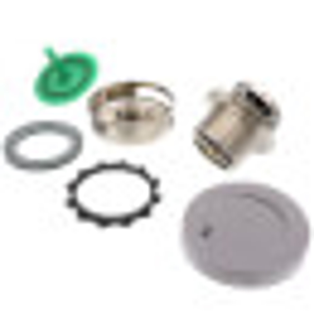 Watco Series 901 Innovator Foot Actuated Bath Waste Half Kit for Tubs up to 16" in Brushed Nickel - 901-FA-PVC-BN