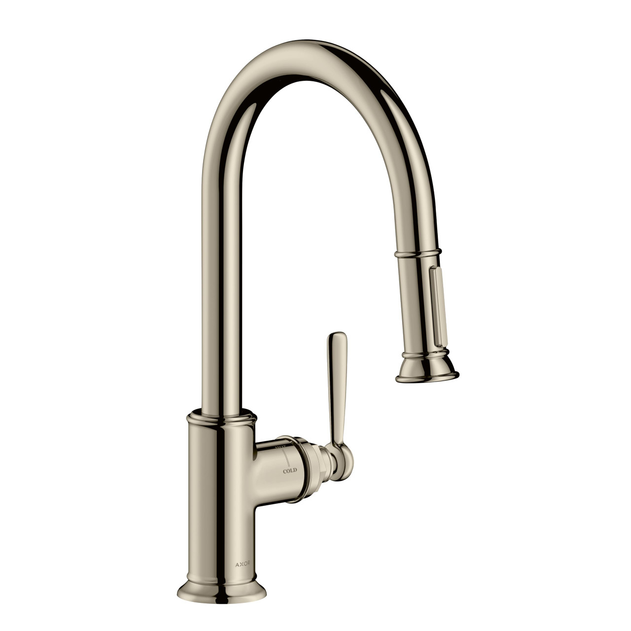 AXOR 16582001  Montreux 2-Spray Semi-Pro Kitchen Faucet Chrome