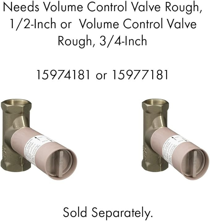 AXOR 34964001 Citterio M Volume Control Trim in Chrome