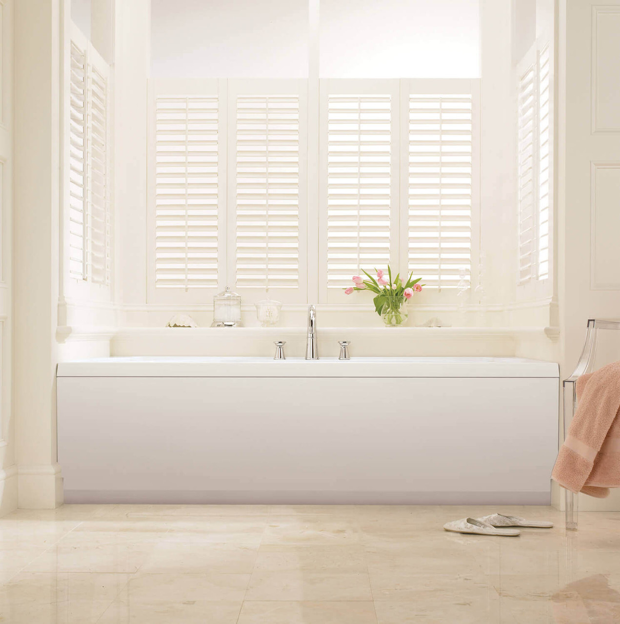 Bain Ultra Elegancia C13 Contour 6642 Oval Drop In 2-Person 53 Gallon Soaker Bathtub with 2" Deck 4 Armrests and 2 Grab Bars in Biscuit - BELNODD0N-02