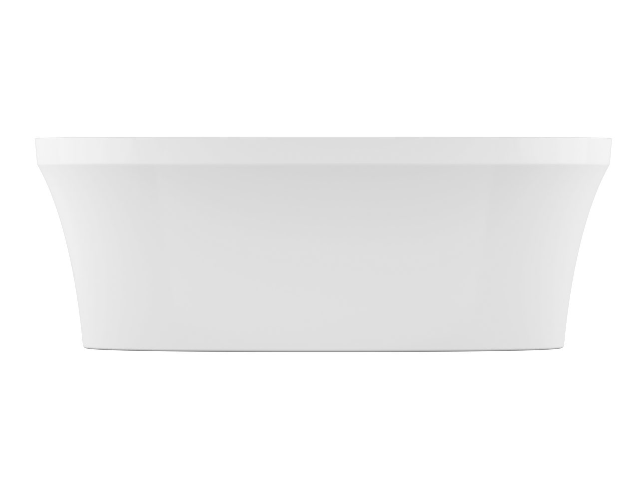 Bain Ultra Libra Aurora 6634 Oval Freestanding 2-Person 58 Gallon Soaker Bathtub with 1-1/2" Standard Deck and Heated Backrest in Black/White - BLAKOF00N-66