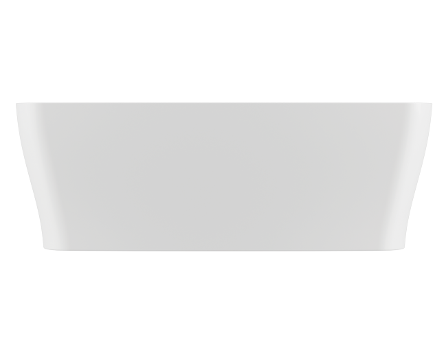 Bain Ultra Libra 6632 Rectangular Freestanding 2-Person 63 Gallon 42 Jet Thermomassuer Bathtub with 1-1/2" Standard Deck and Heated Backrest in Black/White - BLIIRF00T-66