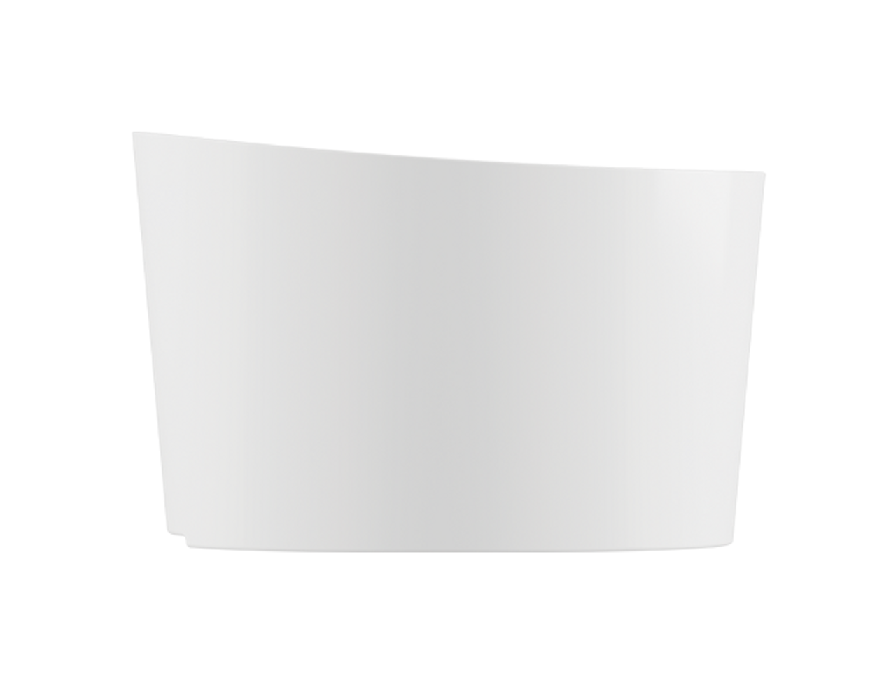 Bain Ultra Beone 4639 Oval Freestanding 1-Person 53 Gallon Soaker Bathtub with 1-1/2" Standard Deck and Raised Seat in White - BBODOF00N-01