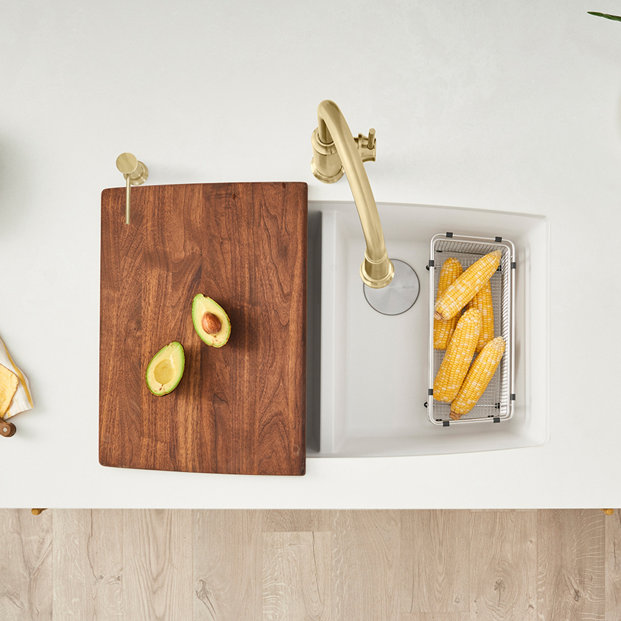 Blanco 440071 Performa Silgranit II Double Bowl - White Undermount Kitchen Sink