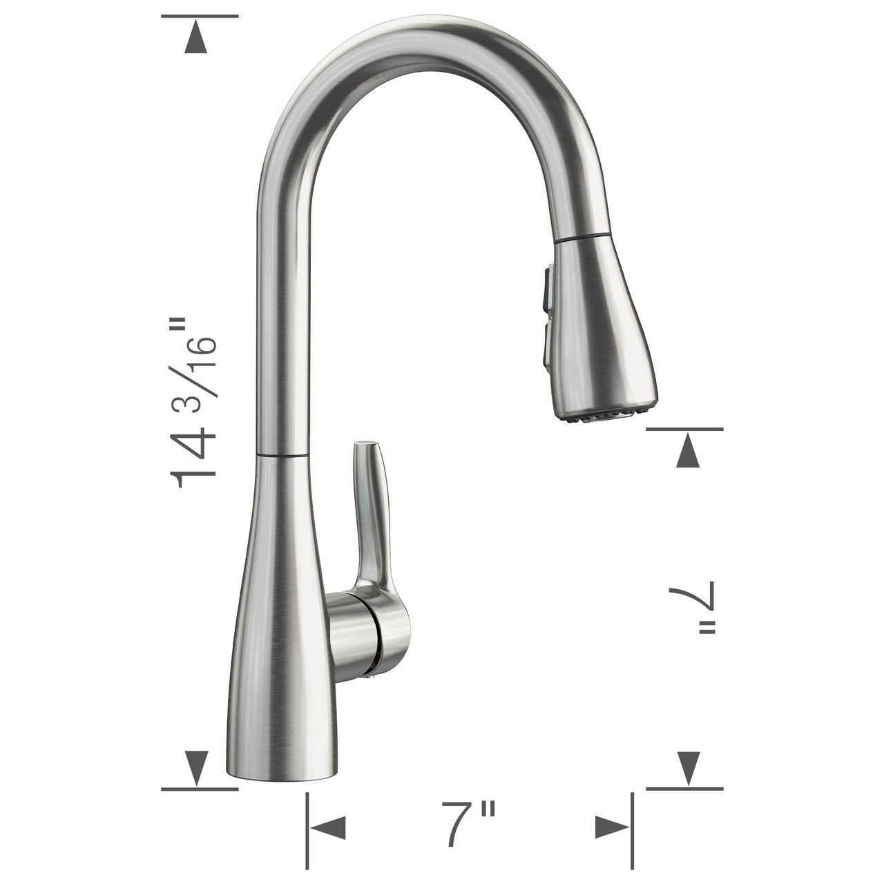 Blanco 442210 Atura Bar Faucet 1.5gpm - Stainless