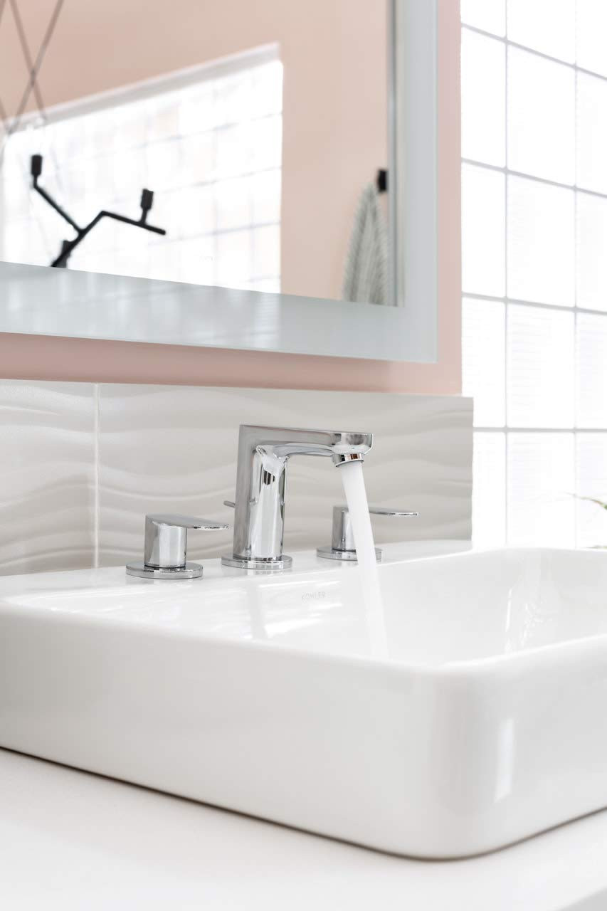 Grohe Eurosmart Cosmopolitan 2019900A 8-inch Widespread 2-Handle S-Size Bathroom Faucet 1.2 GPM in Grohe Chrome