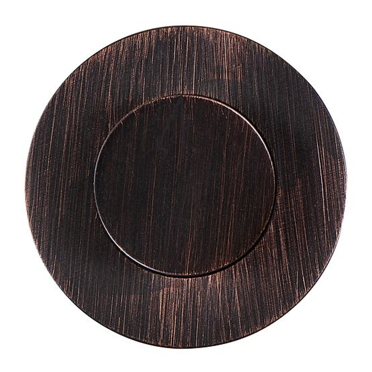 InSinkErator Decorative Air Switch Push Button, Tuxedo Style in Classic Oil Rubbed Bronze - 78663D-ISE