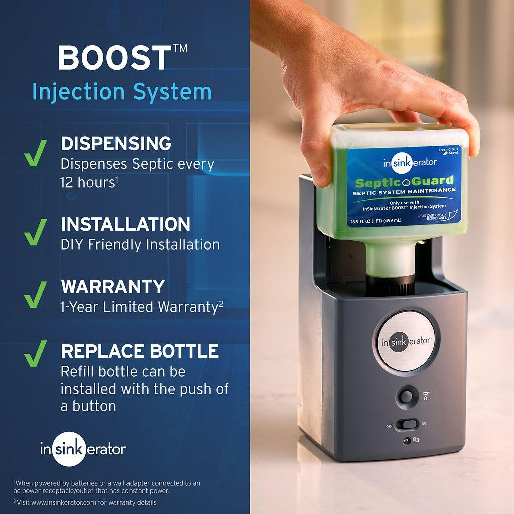InSinkErator Bio-Charge Boost Injection System with Septic Guard Refill - 80051-ISE