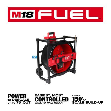 Milwaukee M18 FUEL High Speed Chain Snake for 1-1/2 to 4 inch Pipes - 2819-22