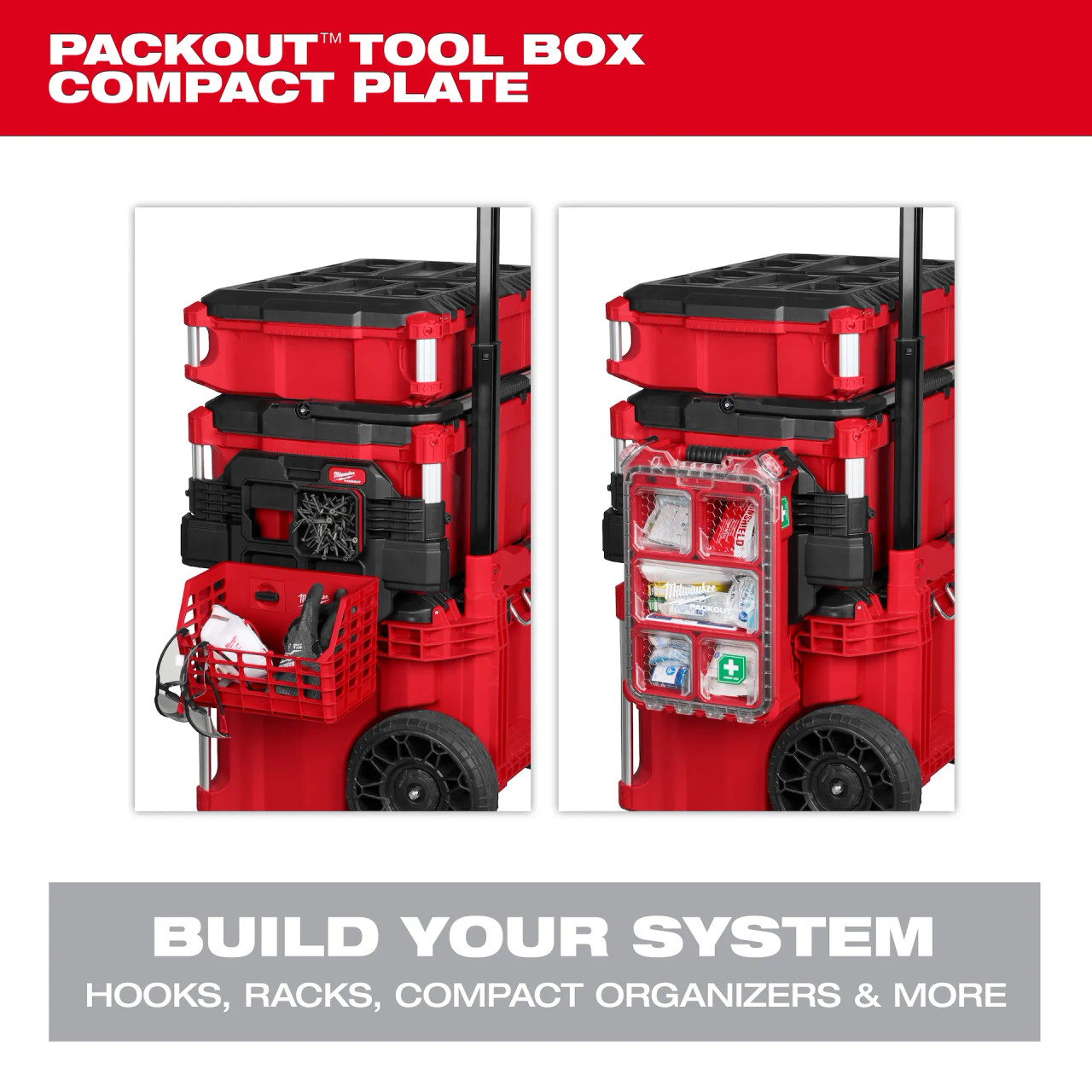 Milwaukee PACKOUT Tool Box Compact Plate - 48-22-8608