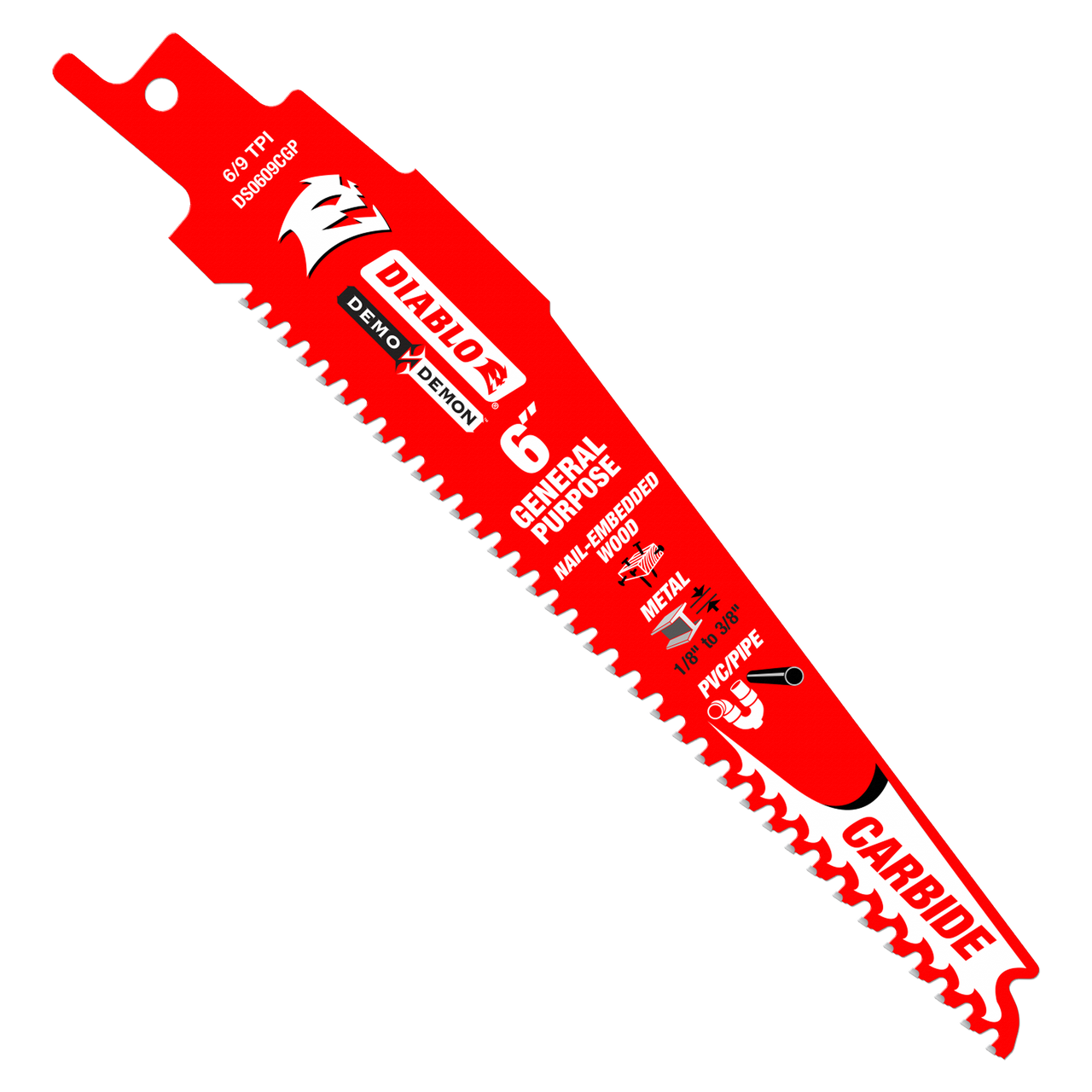 Diablo DS0609CGP10 6 in. Demo Demon Carbide General Purpose Recip (10-Pack) - 2 Pack