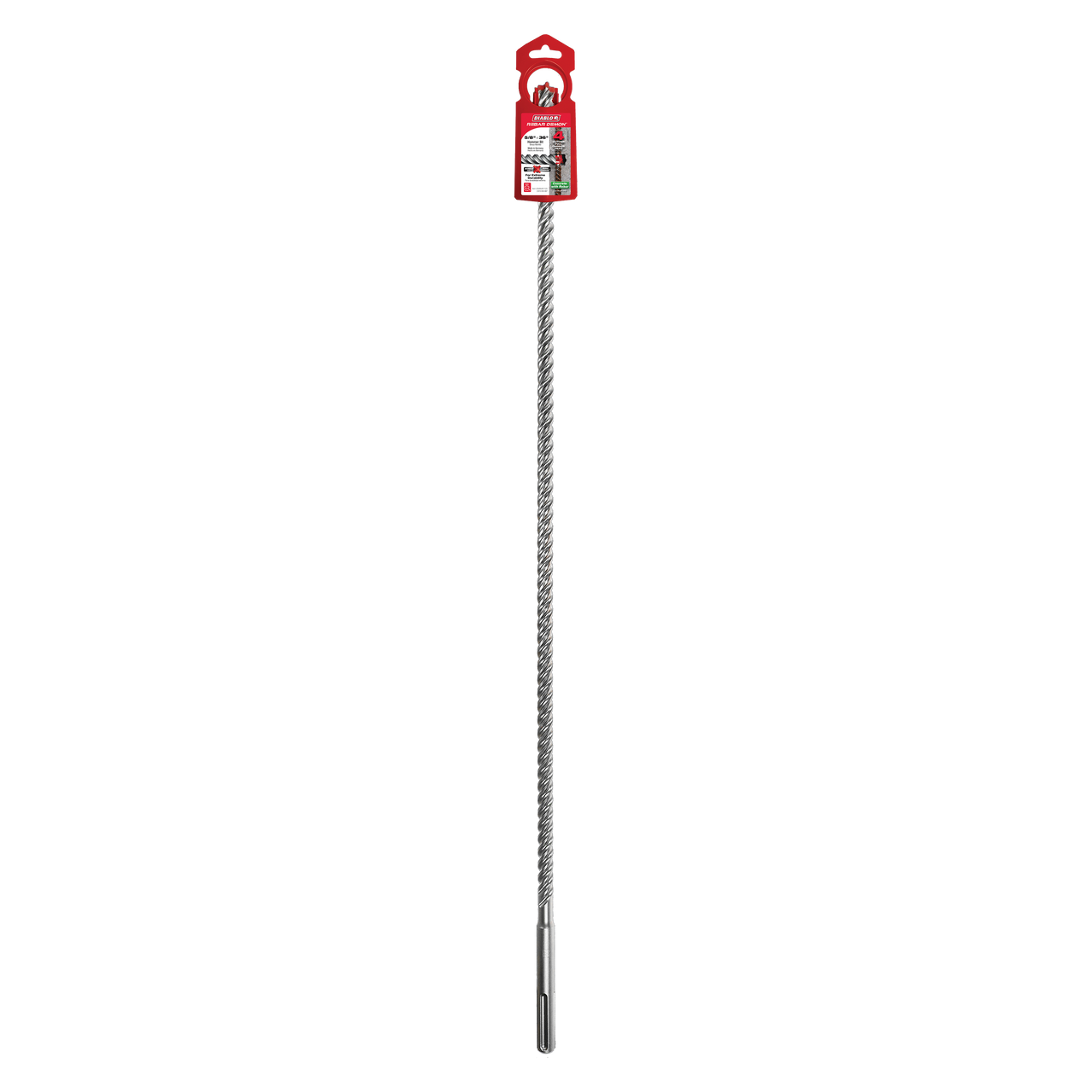 5/8"x8"x13" SDS-Max 4-Cutter Full Carbide Head Hammer Bit - View #10