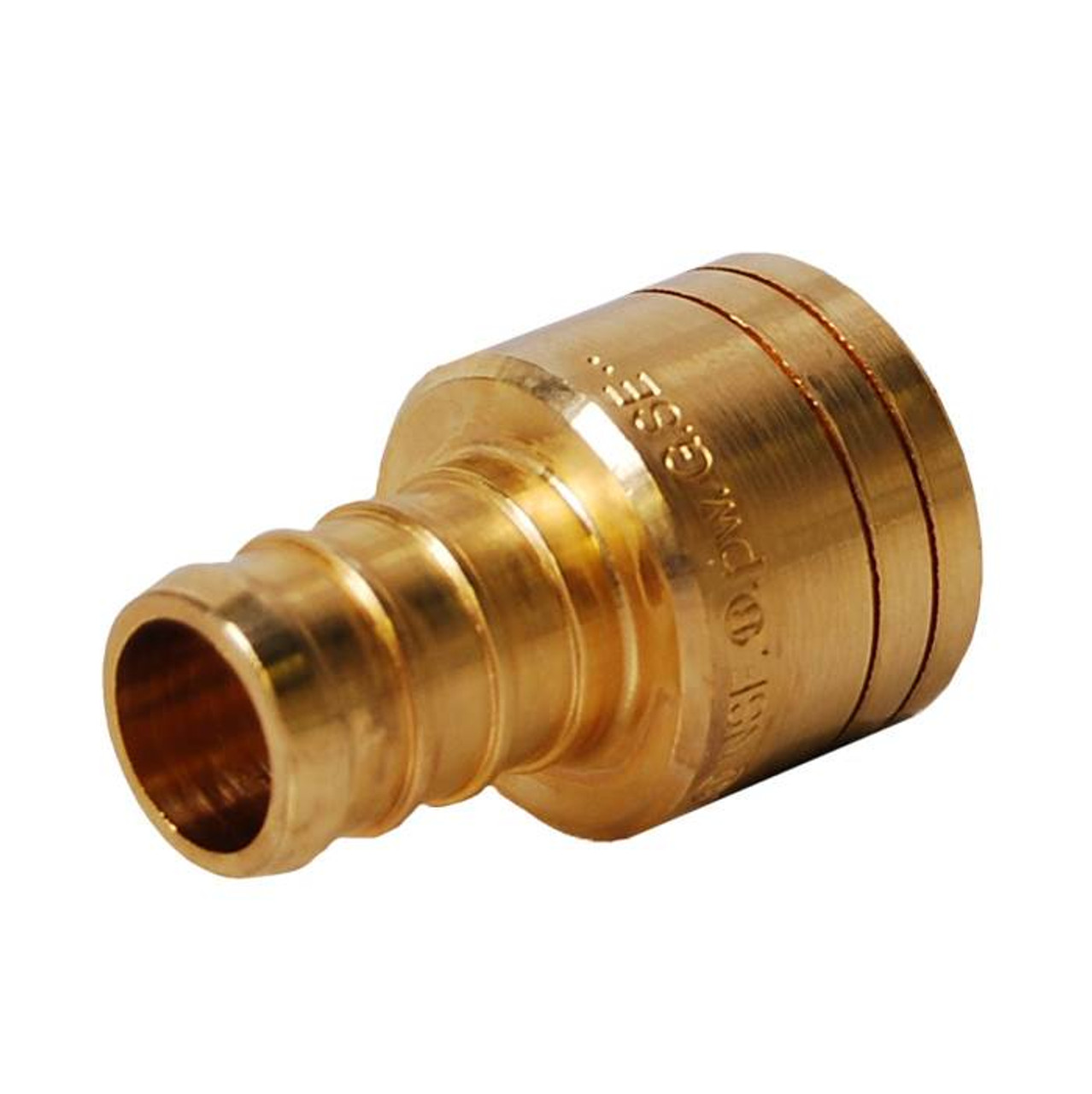 Legend Valve 460-625NL Adapter 1 in PEX x 1 in Sweat Brass