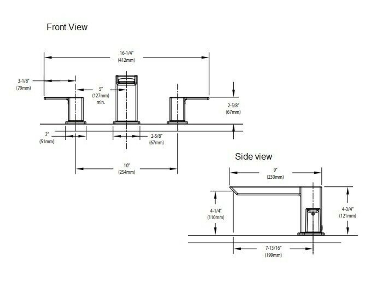 Moen TS903BN 90 Degree Collection Roman Tub Faucet Trim*: Brushed Nickel