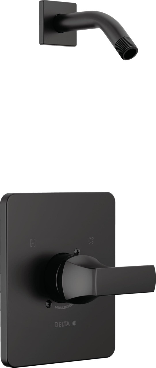 Delta Velum Monitor Series Shower Trim - Less Head in Matte Black - T14237-BLLHD