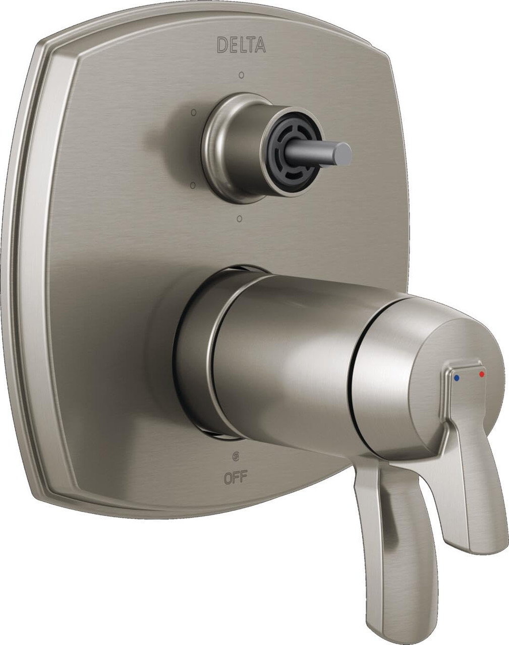 Delta Stryke Thermostatic Integrated Diverter Trim With Six Function Diverter Less Diverter Handle in Lumicoat Stainless - T27T976-SS-PR-LHP