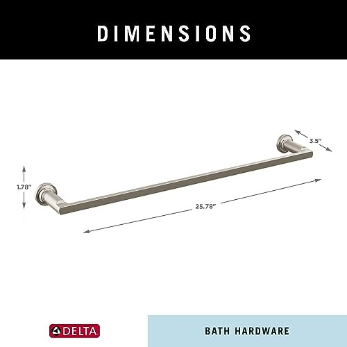 Delta Tetra Towel Bar in Stainless - 78924-SS