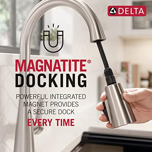 Delta Essa Essa Single Handle Pull-Down Bar / Prep Faucet in Champagne Bronze - 9913-CZ-DST