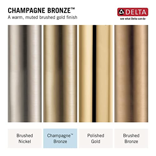 Delta Essa Essa Single Handle Pull-Down Bar / Prep Faucet in Champagne Bronze - 9913-CZ-DST
