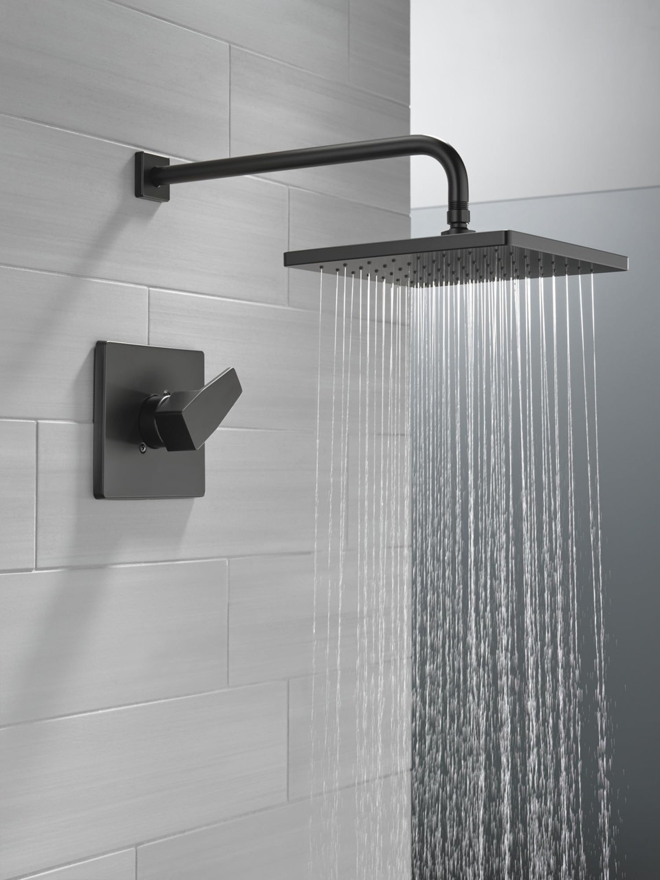 Delta Modern Monitor Series Shower Trim in Matte Black - T14268-BL-PP