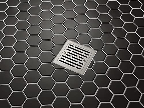 Delta Tile-In Square Shower Drain in Stainless - DT062412-SS