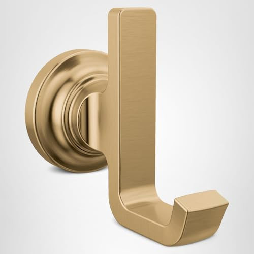 Delta Tetra Robe Hook in Champagne Bronze - 78935-CZ