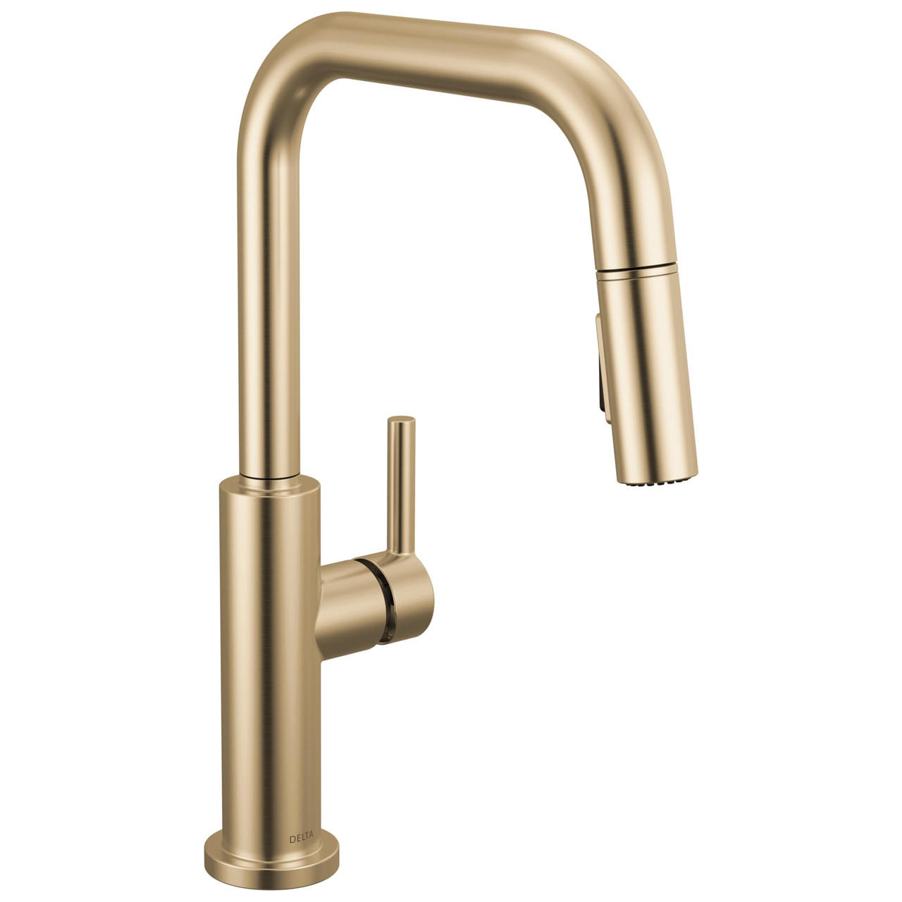 Delta Nicoli Single Handle Pull-Down Kitchen Faucet in Champagne Bronze - 19868LF-CZ