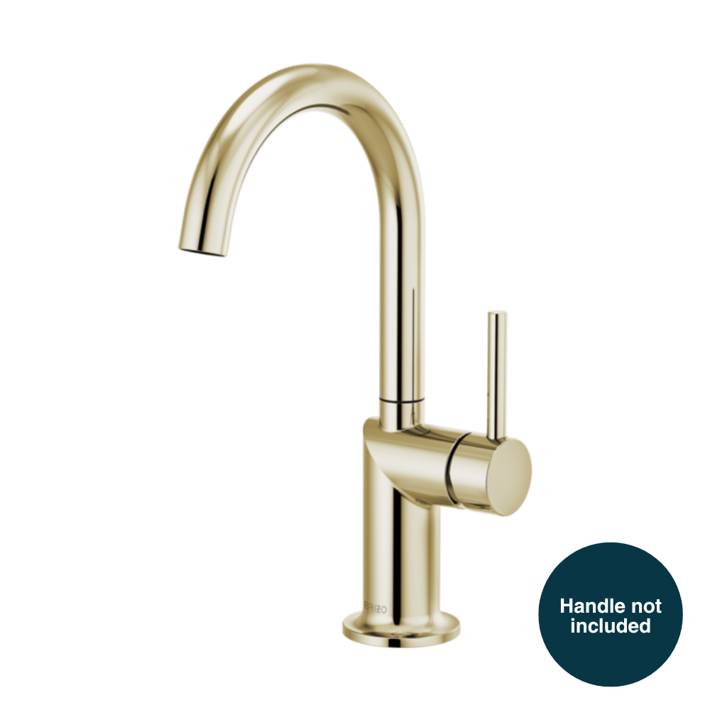 Brizo Odin Bar Faucet With Arc Spout - Less Handle in Polished Nickel - 61075LF-PNLHP