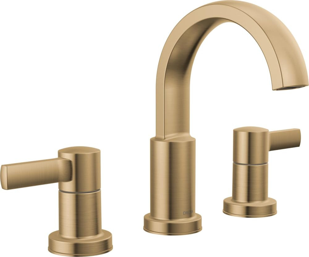 Delta Albion Two Handle Widespread Bathroom Faucet in Champagne Bronze - 35855LF-CZ
