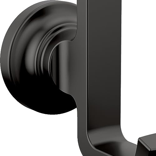 Delta Tetra Robe Hook in Matte Black - 78935-BL