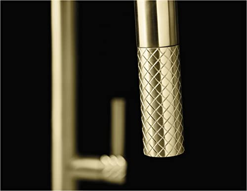 Rohl Tenerife Pull-Down Kitchen Faucet With C-Spout in Matte Black - TE55D1LMMB