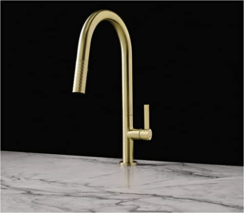 Rohl Tenerife Pull-Down Kitchen Faucet With C-Spout in Polished Chrome - TE55D1LMAPC