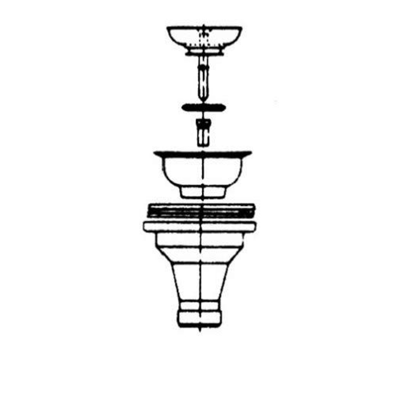 Rohl Basket Strainer in Satin Nickel - 735STN