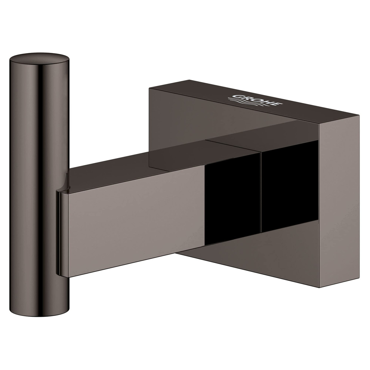 Grohe Essentials Cube 40511A01 Robe Hook in Grohe Hard Graphite - 2 pack