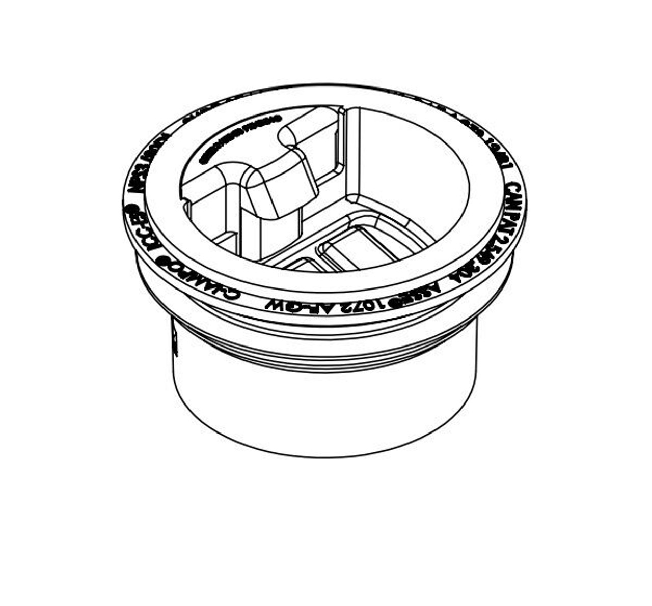 SureSeal SS3009 3-Inch Inline Floor Drain Trap Sealer - RectorSeal #97042 (3") - 3 pack