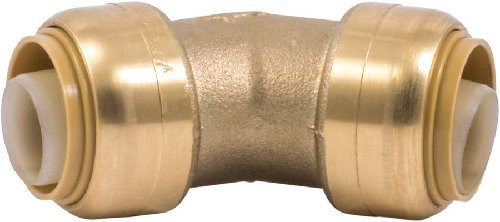 Sharkbite Lead-Free Push-to-Connect 45-Degree Elbow - 3/4" x 3/4" in Brass - U656LF