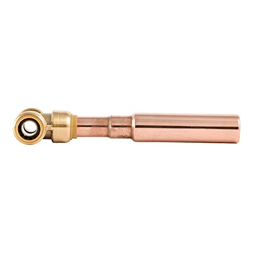 Sharkbite Max 1/2 in. Push-to-Connect Residential Water Hammer Arrestor Tee in Brass - 22630LF
