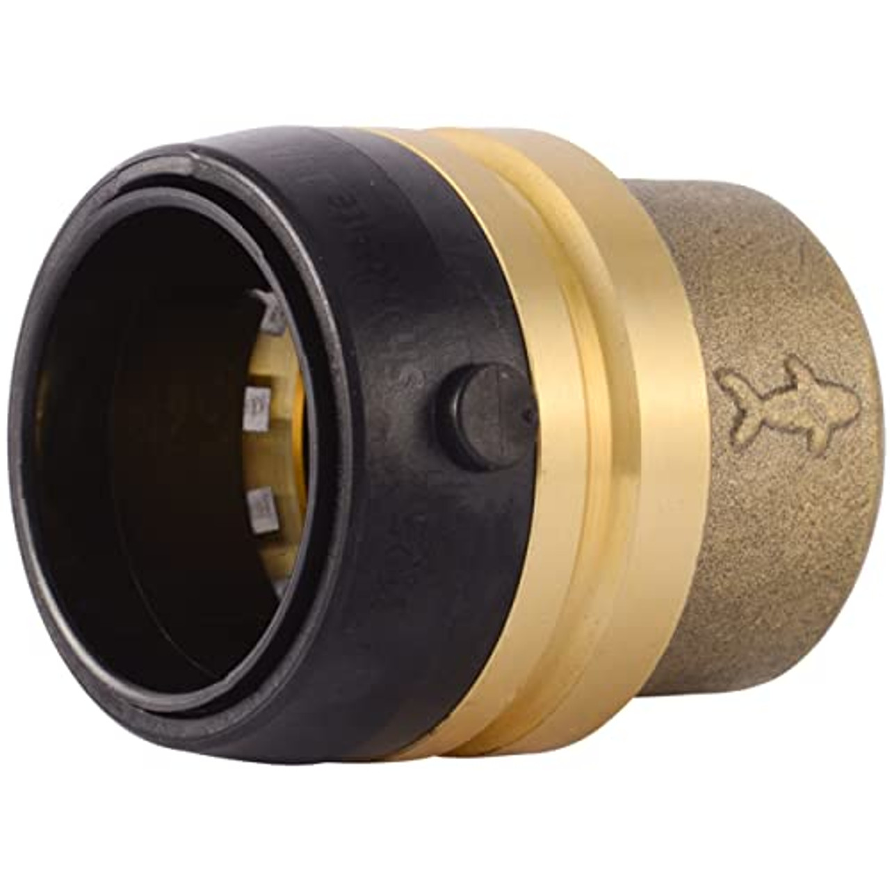 Sharkbite 1-1/4 in. Push-to-Connect End Cap Fitting in Brass - UXL0435