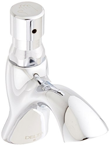 Commercial 87T104 87T: Single Hole Metering Slow-Close Bathroom Faucet: Chrome