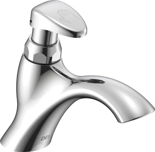 Commercial 87T105 87T: Single Hole Metering Slow-Close Bathroom Faucet: Chrome