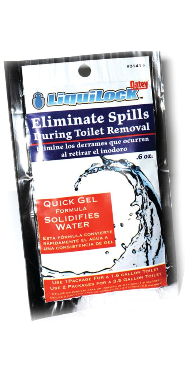 Oatey LiquidLoc Gel for Toilet Removal (0.6 oz) - 31416
