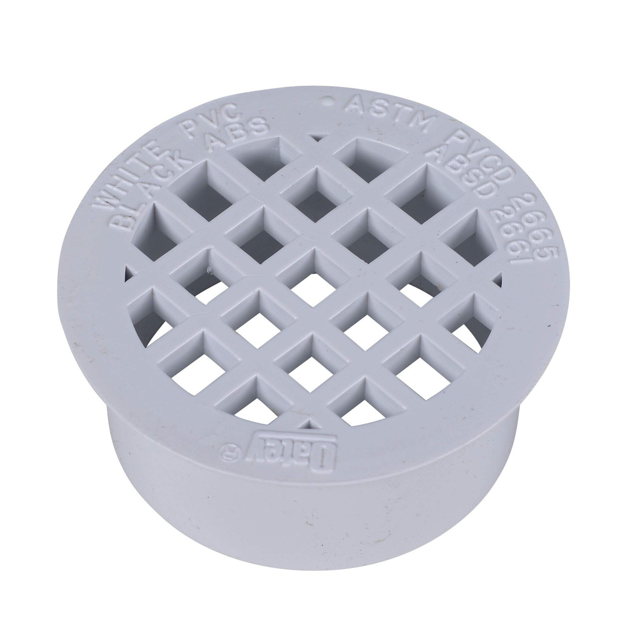 Oatey 2" PVC Snap-In Shower Drain in White - 43561