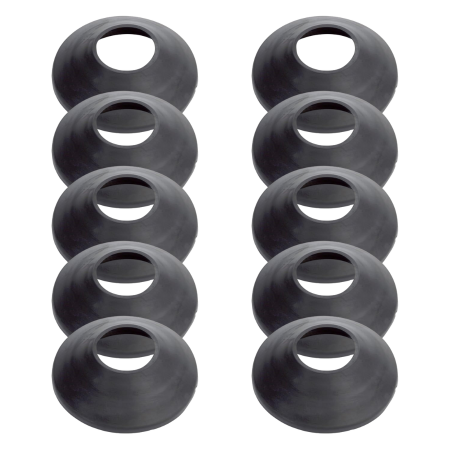 Oatey 8" x 8" Retrofit Roof Flashing, 1/4" to 4" in Black - 14135 - 10 pack